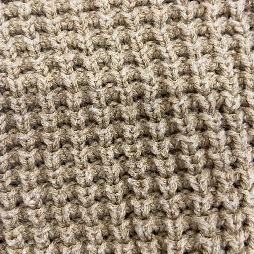 Cat & Jack Taupe Chunky Knit Button Cardigan - Picture 3 of 3
